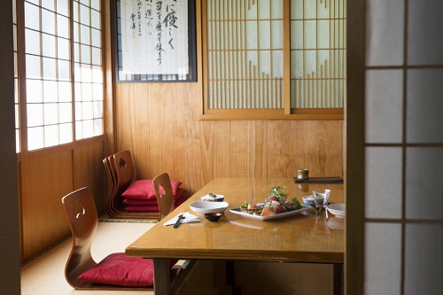 japanese restaurant with tatami room